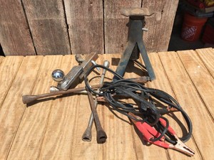 Automotive - Jumper Cables - Jack Stand - Tire Irons - 1 14 Hitch