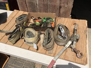 Ratchet Straps  Come Along - All Appear To Have Hooks On Both Ends