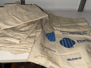 Approximately 12 Canvas Bank Deposit Bags First Bank
