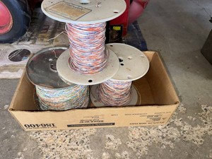 Lot Including 3 Spools Telecom Cross Connect Wire Premier 1000FT