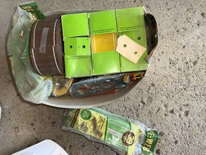 Lot Including Vintage Lawn Chair Webbing Re-Web Kits & Strap Rolls
