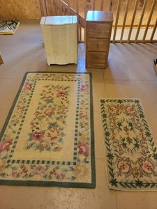 Rug, Hamper & 3-Drawer Chest Mixed Lot