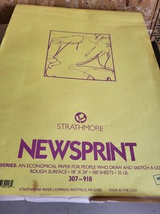 Strathmore Newsprint Pad & Assorted Bird Prints Mixed Lot