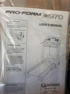 ProForm C970 Treadmill PFTL71730 Space Saver