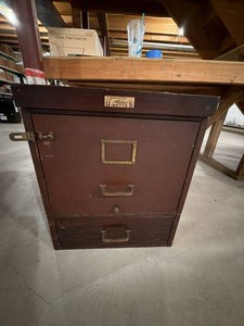 Allsteel U-Nette S Vintage Steel Filing Cabinet Youngstown Ohio