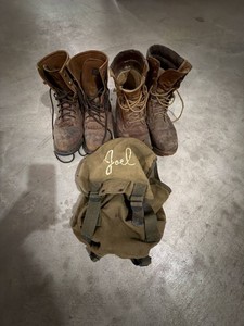 McRae Industrial Boots, Leather Boots & Canvas Pack