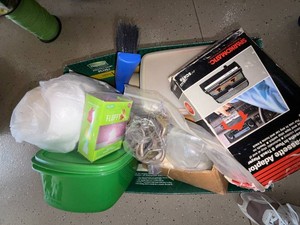 Lot Including Tupperware Containers Sparkomatic Adapter Kitchenware