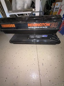 Remington 50 Portable Forced Air Heater Kerosene Shop Garage Unit