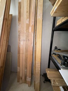 New Hardwood Trim Boards & Pine Millwork Pieces 7ft