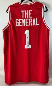 Bobby Knight Autographed w JSA COA Custom The General Indiana University Basketball Jersey