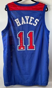 Elvin Hayes Autographed w JSA COA Washington Bulletts Basketball Jersey