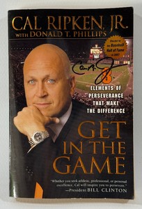 Cal Ripken Jr. Autographed Get in the Game Baseball Book