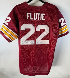 Doug Flutie Autographed w Heisman Inscribtion Boston College Football Jersey