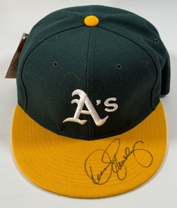 Dennis Eckersely Autographed New Oakland As MLB Authentic Baseball Hat w Case