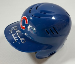 Rick Reuschel Autographed and Inscribed Big Daddy Chicago Cubs Baseball Mini Helmet