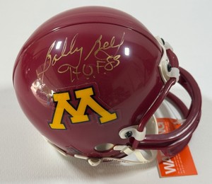 Bobby Bell Autographed and Inscribed HOF 83 University of Minnesota Football Mini Helmet