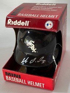 Magglio Ordonez Autographed Chicago White Sox Mini Baseball Helmet