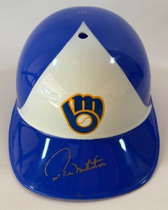 Paul Molitor Autographed Milwaukee Brewers Baseball Helmet