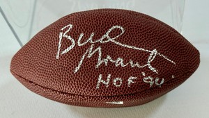 Bud Grant Autographed and Inscribed Mini Football - Minnesota Vikings