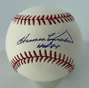 Harmon Killebrew Autographed and Inscribed HOF 84 Minnesota Twins Rawlings OMLB Selig Baseball w Case