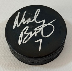 Neal Broten Autographed Hockey Puck - Minnesota Nort Stars