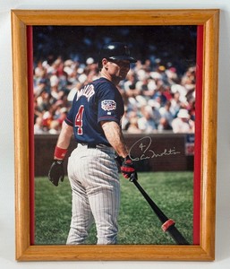 Paul Molitor Autographed and Framed Minnesota Twins Baseball Photo