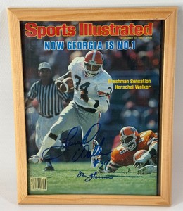 Herschel Walker Autographed and Inscribed 1980 Sports Illustrated Football Magazine