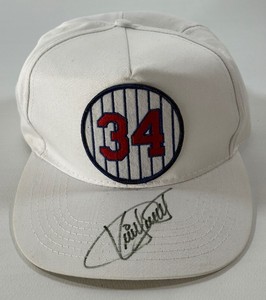 Kirby Puckett Autographed 34 Hat - New w Case - Minnesota Twins Baseball