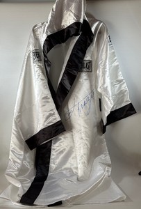 Joe Frazier Autographed w PSA DNA COA Everlast Boxing Robe - New Size Large