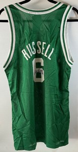 Bill Russell Autographed Boston Celtics Basketball Jersey - Size Medium Champion NBA New w tags