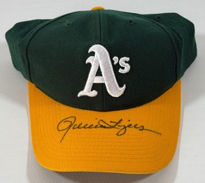 Rollie Fingers Autographed w MLB COA Oakland As New Baseball Hat
