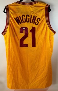 Andrew Wiggins Autographed w JSA COA Cleveland Cavaliers Custom Basketball Jersey