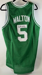 Bill Walton Autographed w JSA COA Boston Celtics Basketball Jersey