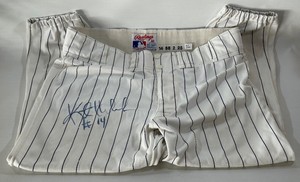 Kent Hrbek Autographed GAME-WORN Minnesota Twins Baseball Pants From 1988 Set 1 - Heavily worn