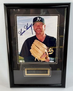 Goose Gossage Autograph w Beckett COA Framed and Matted Baseball Photo