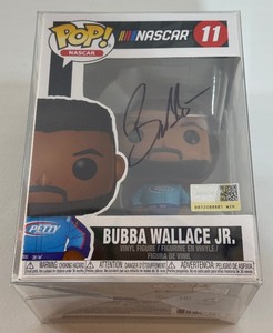 Bubba Wallace Jr. Autofraphed NASCAR Funko Pop Figure