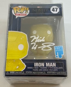 Mick Wingert Autograph w Beckett COA Iron Man Finko Pop Figure