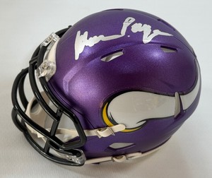 Alan Page Autograph w JSA COA Minnesota Vikings Mini Football Helmet wCase