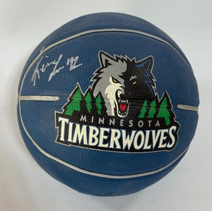 Kevin Love Autographed Minnesota Timberwolves Mini Basketball