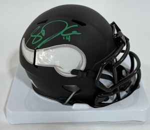 Sam Darnold Autographed w Beckett COA Mini Football Helmet