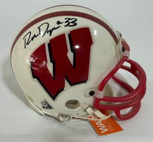 Ron Dayne Autographed University of Wisconsin Mini Football Helmet