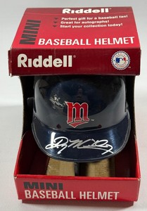 Doug Mientkiewicz Autographed Mini Helmet Minnesota Twins Baseball