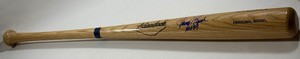 Johnny Bench Autographed and HOF Insctibed Baseball Bat - Adirondack Professional model