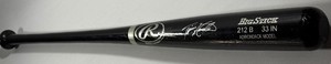 Torii Hunter Autographed Rawlings Big Stick 212B 22in Adirondack Model Baseball Bat - Minnesota Twins