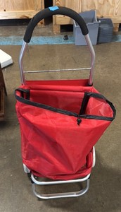 red walking cart