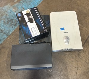 scanner modem and VHS player