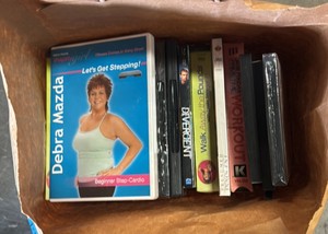 assorted DVDs