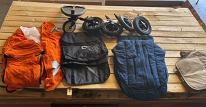 assorted Bugaboo stroller items
