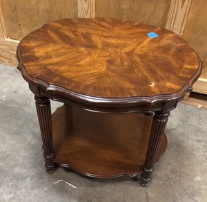 wooden end table