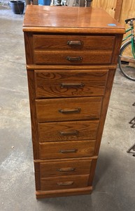 tall wooden cabinet
